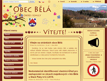 Tablet Screenshot of belasm.cz
